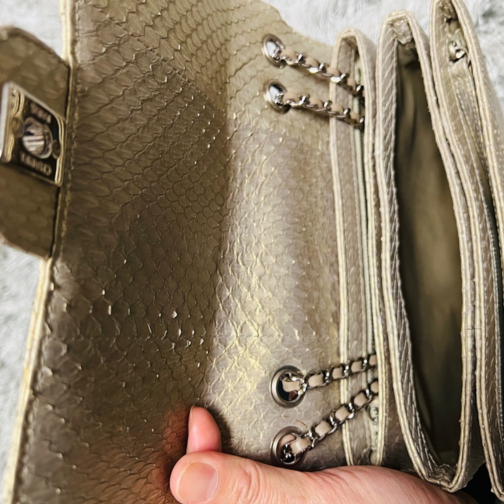 100% Authentic Gold Python Chanel Bag - Picture 2 of 11
